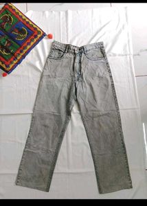 Zara Straight Fit Grey Denim