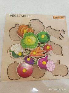 Wooden Vegetables Puzzle