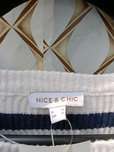 New With Tag Korean Trendy Stripped Pullover