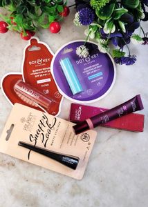 Lip Balms, Eyeliner & Blush Combo