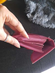 Cute Pink Wallet 6 Compartments