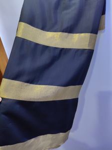 Striking Black &amp; Gold Saree with Blouse