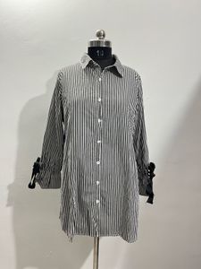 Striped Button-Down Shirt