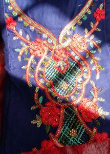 Elegant Embroidered Kurta Set unstich