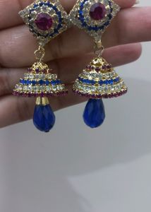 Beautiful Pink, Blue colour Jhumki ❤️