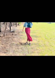 Floral Print Maxi Skirt