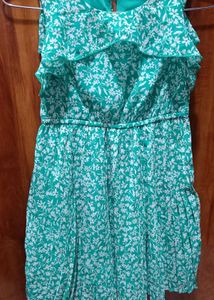 Green & Black Kids Dresses Combo