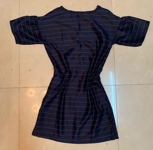 Striped Navy Dress