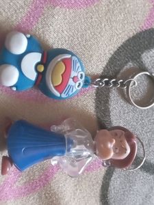 2 Keychain With Light And Purse