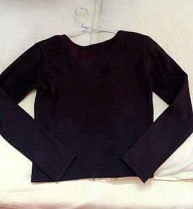 Chic Black Crop Top