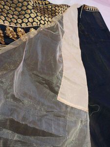 Half Net Georgette Saree