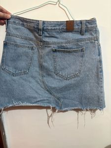 Denim Mini Skirt