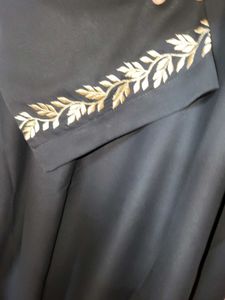 Elegant  Nida Black Ethnic Gown