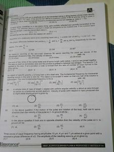 Waves,Fluid &amp; Properties Of Matter Neet Class 11