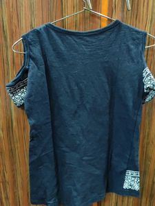 Cute Blue Graphic T-Shirt