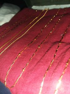 Gold Layering Chains Set