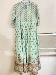 Green Ethnic Gown