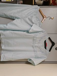Women's Blue Pajama Set