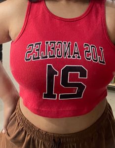 Red Los Angeles Tank Top