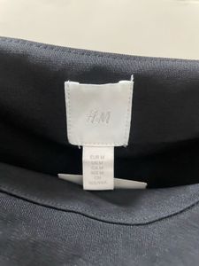 Black Slit Dress - H&amp;M