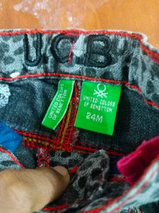 Leopard Print Baby Jeans