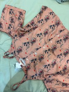 Floral Strap Top