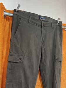 Olive Cargo Joggers