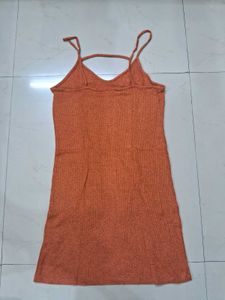 Casual Orange Dress