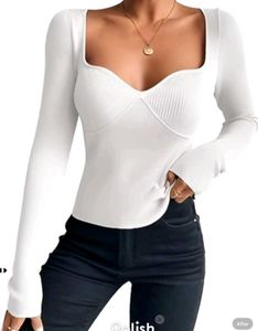 New with tag Pinterest Elegant Knit Square Neck To