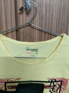 Yellow Graphic Tee