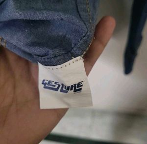 Stylish Denim Shirt Gesture