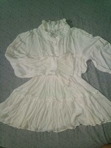 Korean Style White Women&#39;s Top