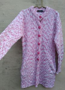 Trendy Woolen Long Sweater For Women