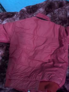 Stylish Red Padded Jacket