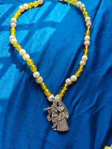 Radha Krishna Pendant Necklace