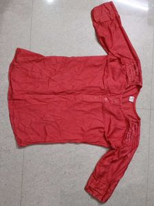 Red Casual Shirt