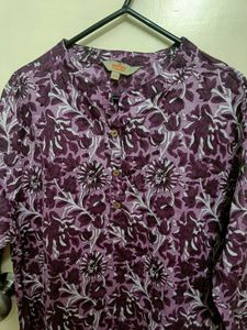 Floral Print Kurta