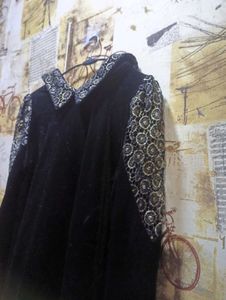 Velvet &amp; Lace Long Sleeve Top