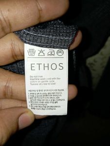 Ethos Designer Self Textured Shirt