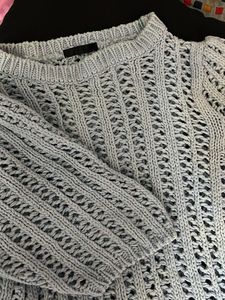 Crochet Knit Sweater