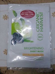 Organic Harvest Brightening Sheet Mask