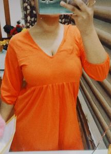 Mango - orange dress