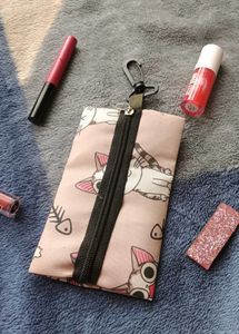 A Cute Pink Kitty Pouch! 🩷