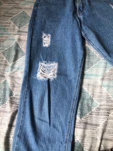 Blue Boyfriend Jeans