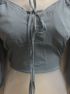 Cute Tie-Front Crop Top