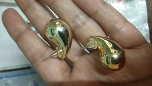 Statement Earring Set: Silver Knot &amp; Gold Teardrop