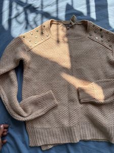 Beige Knit Sweater