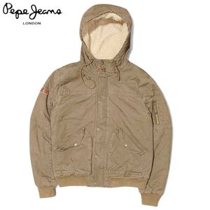 Vintage Pepe Jeans Bomber Jacket–Warm Faux