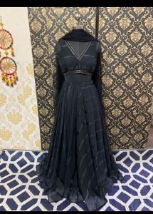 Beautiful Black Lehnga