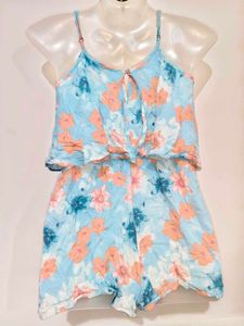 🎄Buy 1, Get 1 Free🎁 S/ M Floral Print Romper